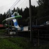 Монтаж водных горок База Отдыха "Чайка" г. Сарапул