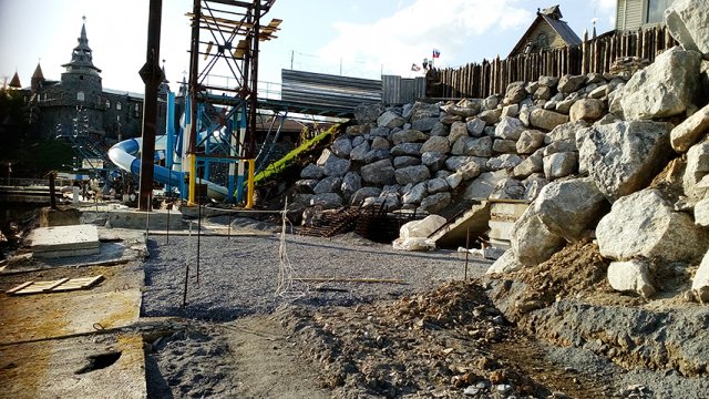 Аквапарк на частном пляже "Сонькина лагуна" г.Сатка