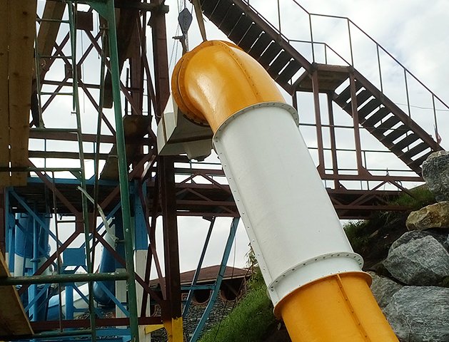Аквапарк на частном пляже "Сонькина лагуна" г.Сатка