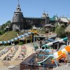 Аквапарк на частном пляже "Сонькина лагуна" г.Сатка